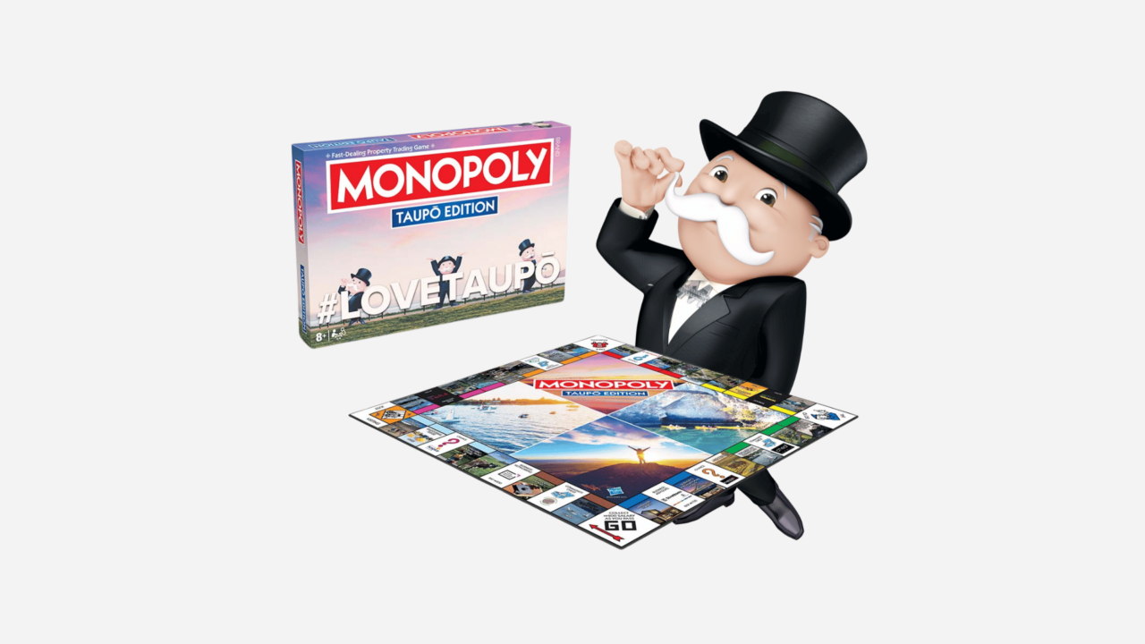 Monopoly Taupo Edition Box Grey 1