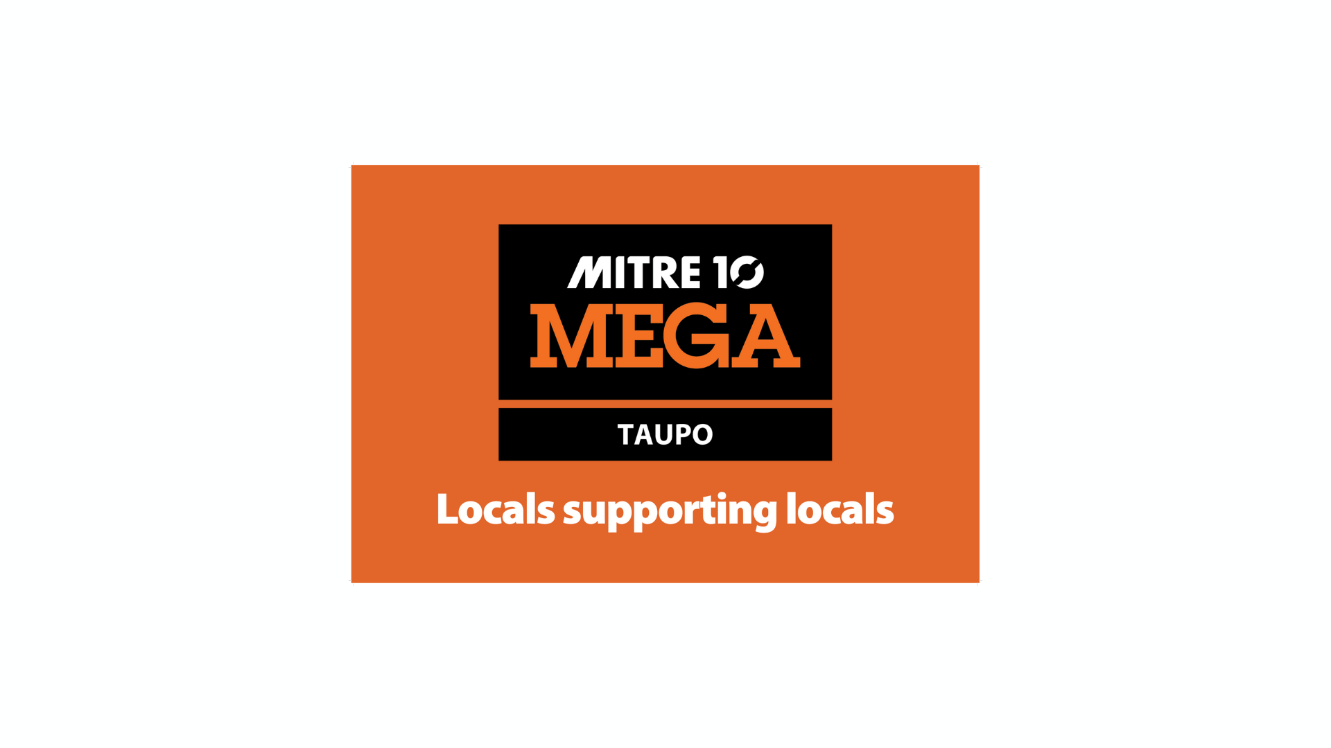 Mitre 10 MEGA Taupō logo